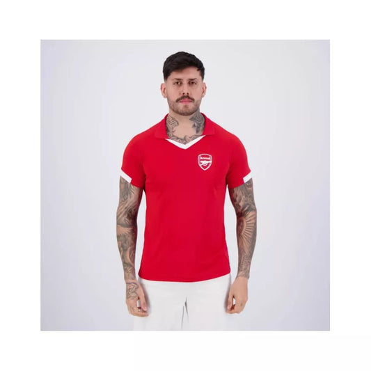 Camisa Retrô Arsenal - Clássica Vermelha Masculina